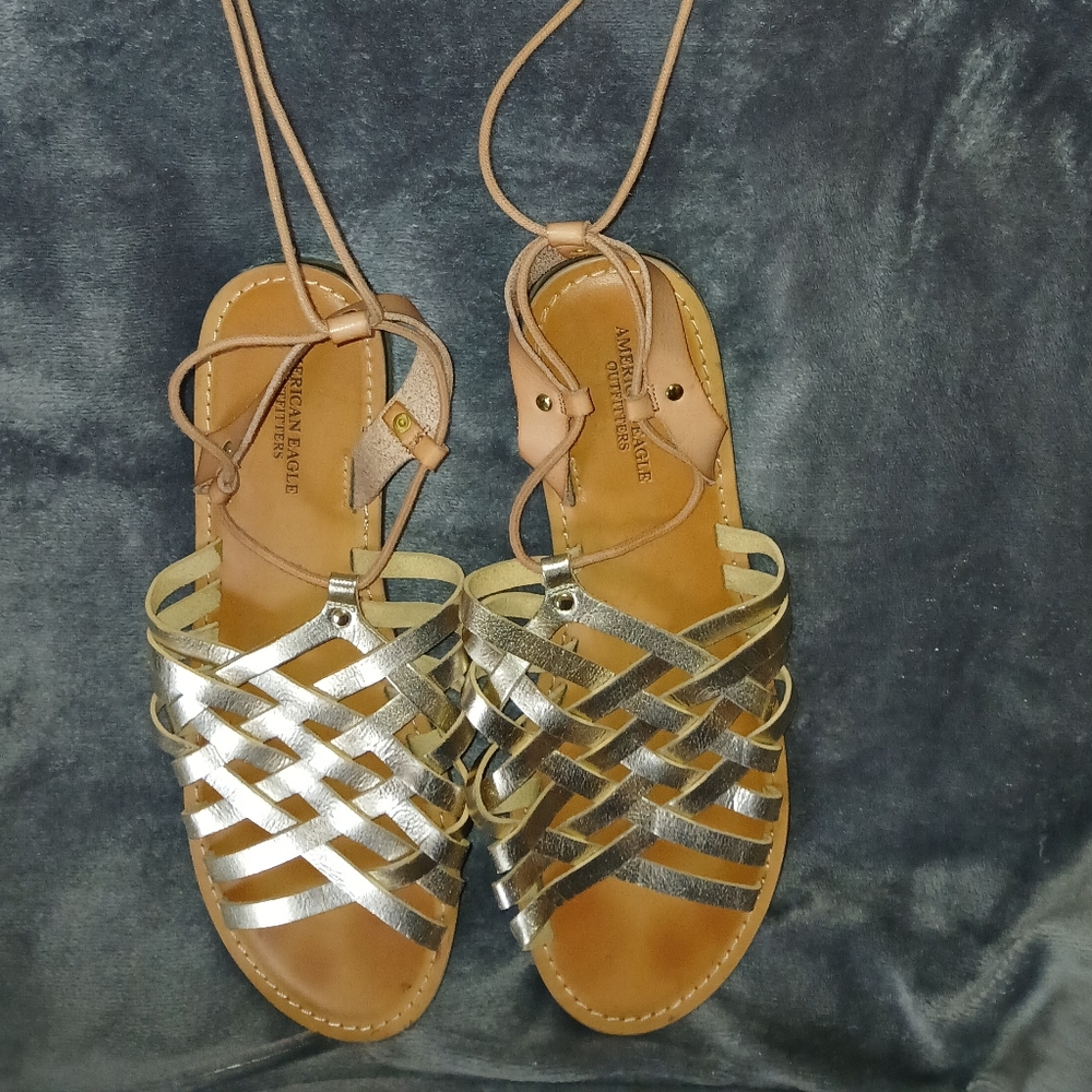American Eagle gladiator sandals size 10